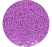 Bala&Fillic Size 2mm Purple Color Seed Beads 9000+pcs/100 Grams, 12/0 Round Glass Craft Beads for Making Jewelry Earring Bracelets Necklace