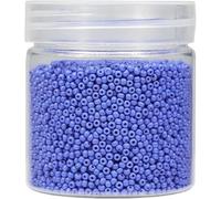Bala&Fillic Size 2mm Round Seed Beads 10000pcs/110 Grams in Box 12/0 Indigo Small Craft Seed Beads for Making Jewelry Earring Bracelets Necklace (Indigo)