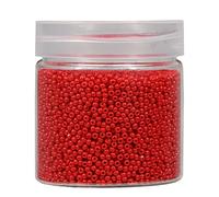 Bala&Fillic Size 2mm Round Seed Beads 10000pcs/110 Grams in Box 12/0 Red Small Craft Seed Beads for Making Jewelry Earring Bracelets Necklace (Red)