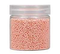 Bala&Fillic Size 2mm Round Seed Beads 10000pcs/110 Grams in Box 12/0 Skin Pink Small Craft Seed Beads for Making Jewelry Earring Bracelets Necklace (Skin Pink)
