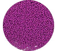 Bala&Fillic Size 2mm Violet Color Seed Beads 9000+pcs/100 Grams, 12/0 Round Glass Craft Beads for Making Jewelry Earring Bracelets Necklace