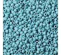 Bala&Fillic Size 6x9mm Sky Blue Pony Beads with Smooth Surface Total 1000pcs Craft Pony Beads for Making Bracelets (Sky Blue)