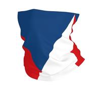 Balaclava Czech Republic Czechs Czechish Flag Neck Gaiter Non-Slip Headband Durable Face Scarf For Traveling Running Camping 25X50CM