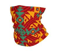 Balaclava Ethnic Art Aztec Native Ancient Abstract Neck Gaiter Breathable Headband Uv Protection Facial Shield For Outdoor Running Camping 25X50Cm