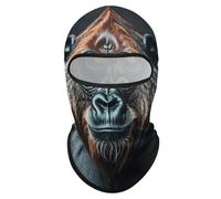 Balaclava Face Mask Balaclava Ski Mask Sun Protection Hood Balaclavas A Gorilla Full Face Cover Windproof UV Protector Head Masks Cooling Neck Gaiter for Men Women, A Gorilla, One size