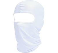 Balaclava Face Masks, Motorcycle Cycling Ski Masks for Helmet, UV Protection, Breathable, Summer Cooling Neck Gaiter, Ski Scarf Neck Warmer for Men Women, Skiing, Snowboarding, Cycling, Riding White