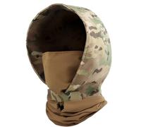 Balaclava Hood Breathable Stretch Face Mask with 2-Way Wear Waterproof All Weather Head Gaiter Hat Extreme Outdoor Adventure Headwear(Mc)