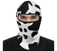 Balaclava Mask for Men Ski Mask for Women Black and White Cow Print Full Face Mask Face Cover for Cycling, Style, 1
