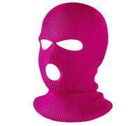 Balaclava SAS Style 3 Hole Mask Neck Warmer Paintball Fishing Ski Hat (Dark Pink)