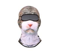 Balaclava Ski Mask Warm Cycling Face For Men - 3D Printed Ice Cool Headwear For Outdoor Activities & Beach (A, NaN)