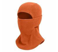 Balaclava Ski Mask, Windproof Motorcycle Cycling Face Mask Winter Warm Snowboarding Running Sports for Men/Women Orange Free Size