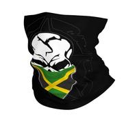 Balaclava Skull Jamaica Jamaicans Flag Magic Headband Comfortable Headscarf Universal Half Face Headwear For Traveling, Motorcycling, Sports
