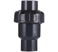 Balacoo 1/2â€UPVC Check Valve Plastic Back-Pressure Valve Non-Return Flap Valve One-Way Valve for Water Conducting
