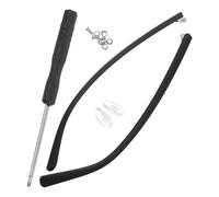Balacoo 1 Pair Lightweight Tr90 Eyeglasses Replacement Temples Arms with Matte Surface Treatment, Wear Resistant Non-slip Glasses Arm Legs for Universal Eyewear Repair and Replacement