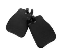 Balacoo 1 Pair Universal Wheelchair Footrest Stable Elevating Foot Plate with Pp Material Safety Design for Wheelchair Users Mobility Aid
