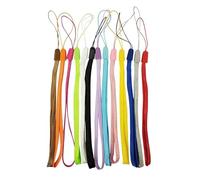 balacoo 100 Pcs Color Wrist Lanyards, 7 Inch Nylon Hand Wrist Straps Keychain Lanyard for Usb Flash Drive, Cell Phone, Key, Id Card Badge, Mp3, Mp4 And Other Small Electronic Devices