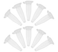 Balacoo 1000pcs 1000pcs 0.2ml Plastic Centrifuge Test Tubes with Clip-on Cap, Leak-proof Design, Small Tubes Suitable for Scientific Experiments and Laboratory Use