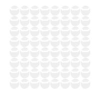 Balacoo 100Pcs Circular Badge Protective Cover Hard Case with Anti-Scratch Film for Button Pins Display