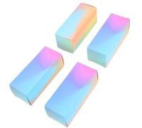 Balacoo 100pcs DIY Lipstick Boxes Empty Lipstick Cases with Beautiful Pattern Lightweight and Easy to Use Small Lip Cream Packaging Gift Boxes for Makeup