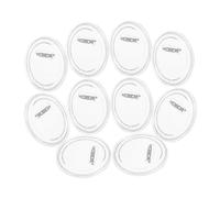 Balacoo 10pcs Acrylic Button Badges with Large Safety Pins Clear Photo Design DIY Craft Pins for School Projects and Fashion Accessories