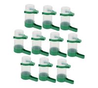 Balacoo 10Pcs Automatic Bird Water Dispenser for Cage Pigeon Water Feeders Convenient Parrot Drinker Bird Supplies for Busy Pet Owners