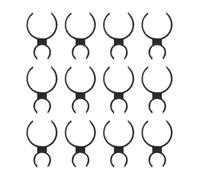 Balacoo 10pcs Bottle Single Holder Clips for Candles and Bottles, Lightweight Plastic Cake Candle Clips Single Hole Design, for Party Decorations and Celebrations