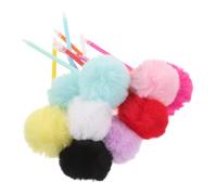 Balacoo 10pcs Creative Plush Ballpoint Pens with Comfortable Grip and Plush Material for School Season Decor, for Stationery Collection and Creative Projects, Cute Kawaii Decorative