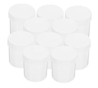 Balacoo 10pcs Medicine Bottle Organizer with Caps Airtight Storage Case with Cushion Pad for Travel Daily Pill Holder Large Capacity Compact Container