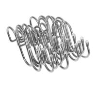 Balacoo 10pcs Stainless Steel Double Ended Over The Door Hooks Heavy Duty Hanging Organizer for Bathroom Kitchen Chair Flower Wreath Wedding Aisle Decorations