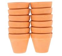 Balacoo 12 Pieces Terracotta Succulent Pots, Mini for Indoor Garden