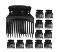 Balacoo 12pcs Hair Curler Claw Clips for Smooth Protective Coating DIY Hair Sectioning Clips for Small Medium Large Rollers Heat-resistant Styling Grip