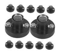 Balacoo 12pcs Small Screw Light Socket Bulbs Holder Lamp Holder for Electrical Tests and Science Experiments for Schools Labs and Research Use