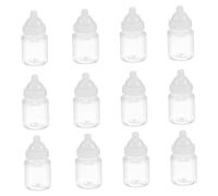 Balacoo 12pcs Transparent Bottle Candy Boxes Creative Decorative Sweets Containers for Shower Birthday Parties Reusable Packing Favor Boxes
