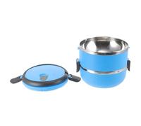 Balacoo 1400ml Stainless Steel Travel Dog Bowl with Double Layers and Spill Proof Design, Portable Pet Bowl with Invisible Arched Handle for Outdoor Traveling Feeding