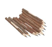 Balacoo 15PCS Eco Friendly Rustic Twig Pencils Natural Tree Bark Wooden Branch Pencils for Creativity Outdoor Use and Wedding Favors