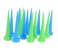 Balacoo 16Pcs Automatic Plant Watering Device Plastic Self Irrigation Drops Watering Tool for with Blue Green
