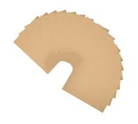 Balacoo 18pcs Braille Learning Khaki Durable Tactile Writing Paper for Blind Students Educational Aid for Schools Homes and Practice with Line Braille Boards
