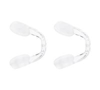 Balacoo 2 Pair Eyeglass Nose Pad Replacement Silicone U-Shaped Flexible Comfort Fit Nonslip for Eyeglasses Frames Study Office