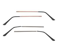 Balacoo 2 Pair Metal Eyeglass Arm Replacement Temples for Eyewear Frame with Steel and Silicone Material, Stable Connection and Longevity Solution, DIY Glasses Legs Kit for Outdoor