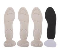 Balacoo 2 Pairs Sponge Insoles with Massaging Effect, Thicken Cloth and Sponge Material, Excellent Support and Breathable Shoe Cushions, for Relieving Foot Force and Daily Comfort