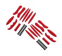 Balacoo 2 Sets Bike Helmet Replacement Liner Set with Red Sponge Pads and Hook and Loop Fastening for Enhanced Comfort and Slippage Prevention, Suitable for Cycling and Electric Bicycle