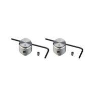 Balacoo 2 Sets Metal Potentiometer Knobs for Electric Guitar and Bass, Zinc Alloy Volume and Tone Control Knobs, Easy to Install and Use, Suitable for Shop Use