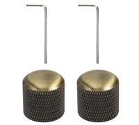 Balacoo 2 Sets Practical Metal Guitar Volume Knobs with Wrenches for Electric Guitar Easy to Install and Wear-resistant Accessories