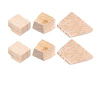 Balacoo 2 Sets Practical Wooden Replacement Bow Wedges Plugs for Violin and Cello, Convenient Musical Instrument Accessories for Advanced Players
