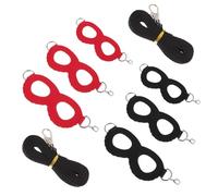 Balacoo 2 Sets Small Pets Harness and Leash with Pu and Polyester Material, Training Harness for Pets, Convenient Chest Strap for Outdoor Use, Suitable for Hamster and Reptiles