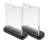 Balacoo 2 Sets Trading Card Display Case with Magnetic Game Card Holders Convenient to Clean Independent Design
