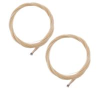 Balacoo 2 Sets Violin Bow Hair Replacement for Cello Erhu Handmade Horsehair String Instrument Bow Parts with Stable Tension and Climate Adaptability Professional Musical Accessories