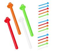 Balacoo 20pcs Bird Perch Stand for Parakeets and Finches Plastic Claw Grinding Sticks for Parrot Cage Multiuse Resting and Climbing Perches Easy Installation Birdcage Accessories