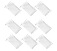 Balacoo 20pcs Fine Mesh Nylon Aquarium Filter Media Bag White 10x6 Cm