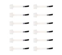 Balacoo 20pcs Nail Gel Brush Replacement with Nylon Bristles for Nail Polish Bottle Cap for DIY Manicure and Drawing Patterns